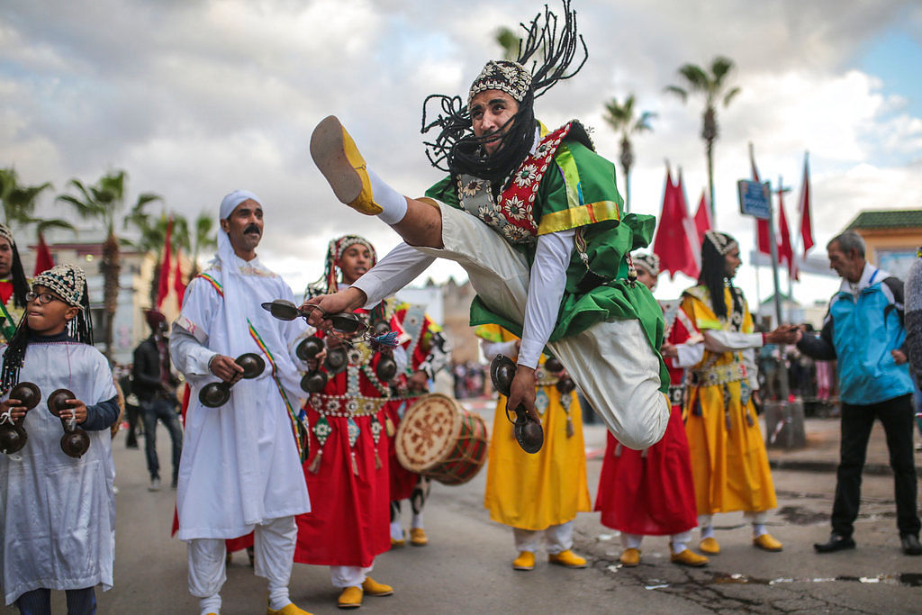 People celebrate the birth anniversary of Prophet Muhammad